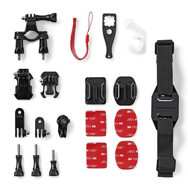 Action Cam Mount Kit | 3 Stück | Koffer | Schwarz - handy.ch