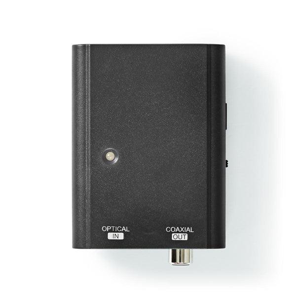 Digital Audio Converter | 1-Weg | Anschlüsse Eingang: TosLink Buchse | Anschlüsse Ausgang: 1x S/PDIF | eARC | Handbuch | Schwarz - handy.ch