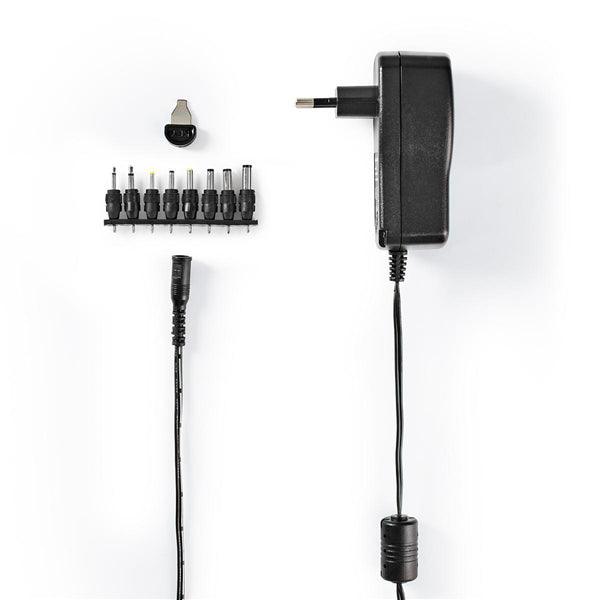 Universal-Netzteil | 18 W | 3 - 12 V DC | 1.10 m | 1.5 A | 8 plug(s) | Schwarz - handy.ch