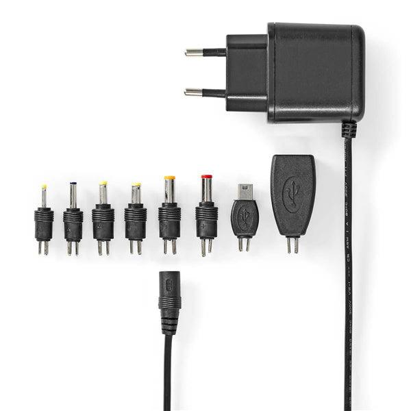 Universal-Netzteil | 12.5 W | 5 V DC | 1.60 m | 2.5 A | 8 plug(s) | Schwarz - handy.ch