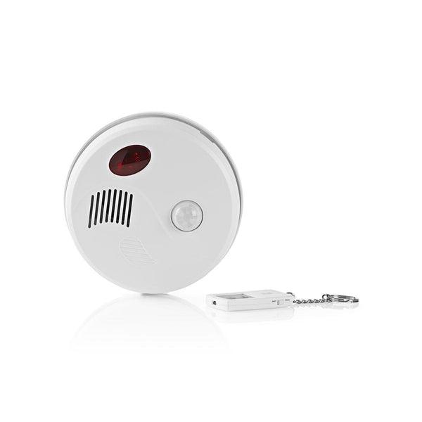 Bewegungsmelder Alarm | Batteriebetrieben | 1x CR2032 / 3x AA | 85 dB | Detektorreichweite: 4 m | Decke / Wand | Fernbedienung | 1 Stück | Weiss - handy.ch