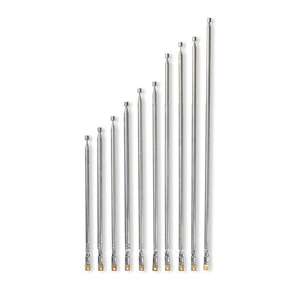 Teleskop-FM-Antenne | Passiv | FM | Empfangsbereich: 0-15 km | Metall | Silber | 10 Stück - handy.ch