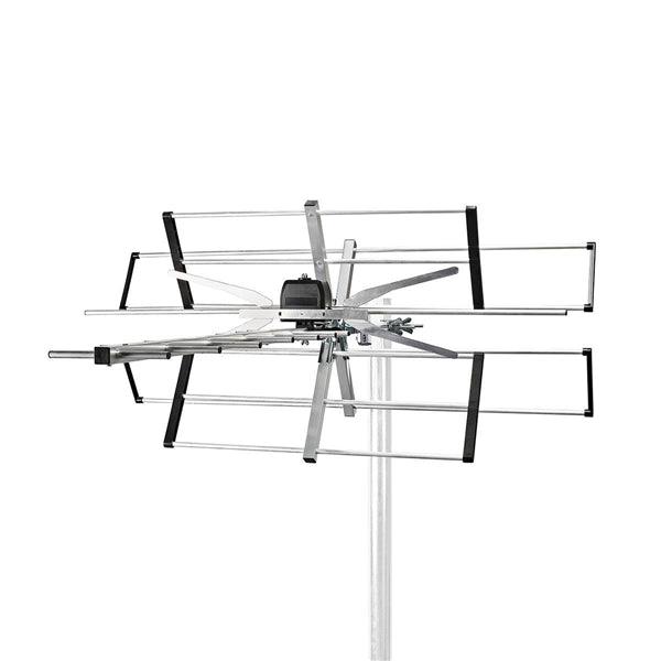 Aussenantenne | UHF / VHF | Empfangsbereich: =50 km | LTE700 | Verstärkung dBi (bei Antennenkabel): 11 dB | 75 Ohm | Antennenlänge: 975 mm | ABS / Aluminium - handy.ch