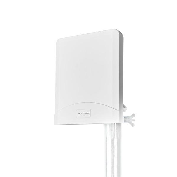 5G / 4G / 3G Antenne | 5G | Innen- und Aussenbereich | 698-5000 MHz | Verstärkung dBi (bei Antennenkabel): 6 dB | 2.50 m | Weiss - handy.ch