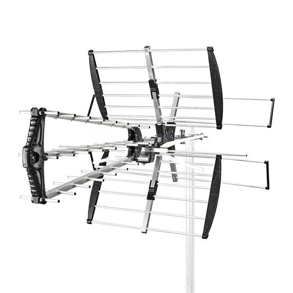 Aussenantenne | UHF / VHF | Empfangsbereich: =50 km | LTE700 | Verstärkung dBi (bei Antennenkabel): 14 dB | 75 Ohm | Antennenlänge: 1114 mm | ABS / Aluminium - handy.ch