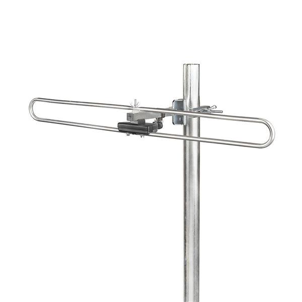 Aussen DAB + Antenne | Passiv | Empfangsbereich: 0-50 km | Verstärkung dBi (bei Antennenkabel): 4 dB | Aluminium - handy.ch
