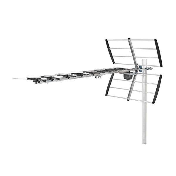 Aussenantenne | UHF | Empfangsbereich: =50 Km | LTE800 | Verstärkung dBi (bei Antennenkabel): 13 dB | 75 Ohm | Antennenlänge: 1285 mm | Aluminium - handy.ch