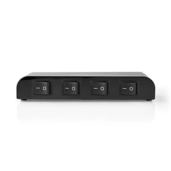 Lautsprecher Control Box | 4-Port port(s) | Klemmschrauben | Lautsprecherimpedanz: 4-16 Ohm | Maximale Belastung pro Kanal: 200 W | Aluminium | Schwarz - handy.ch