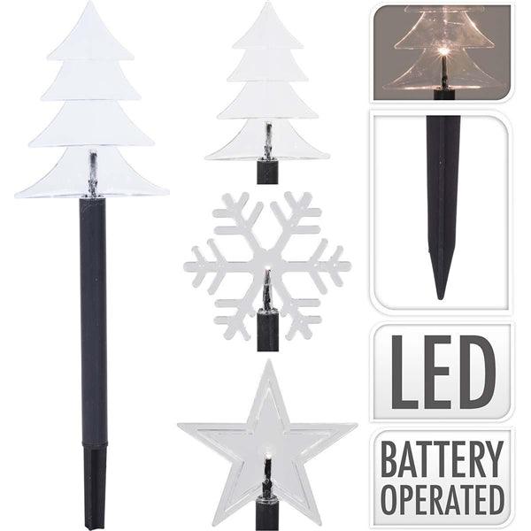 GROUND LAMP | WARM WHITE | LED | 3 DESIGNS | 5 PCS - handy.ch