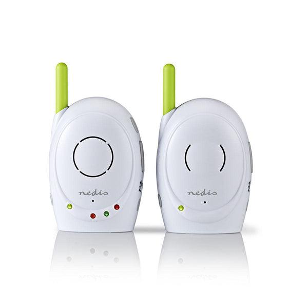 Audio-Baby-Monitor | FHss (Frequency-Hopping Spread Spectrum) | Mit Rückruffunktion | Reichweite: 300 m | Batteriebetrieben / Netzstromversorgung | Grün / Weiss - handy.ch