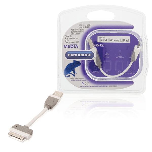 Sync und Ladekabel Apple Dock 30-pin - USB A male 0.10 m Weiss - handy.ch