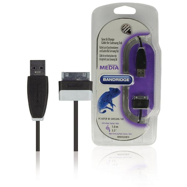 Sync und Ladekabel Samsung 30-pol male - USB A male 1.00 m Schwarz - handy.ch