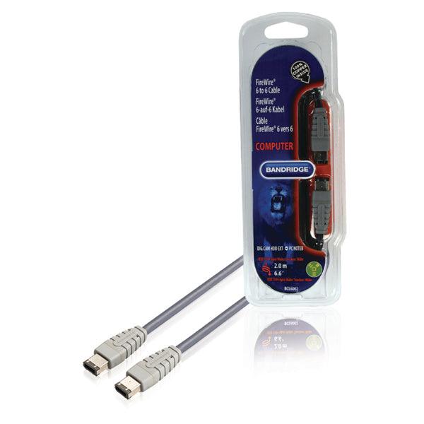 FireWire 400-Kabel FireWire 6-pol male - FireWire 6-pol male 2.00 m Blau - handy.ch