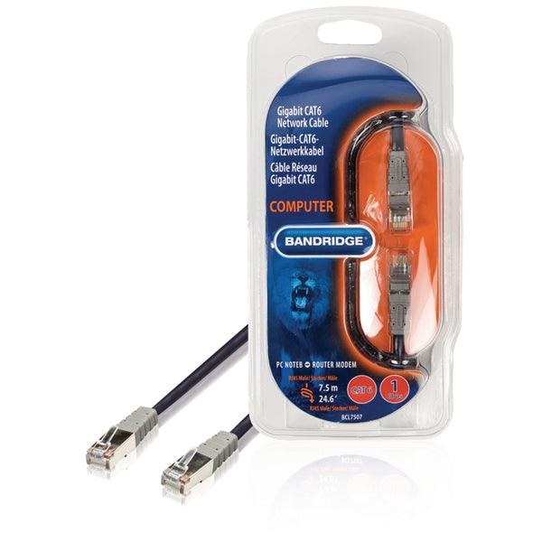 CAT6 F/UTP-Netzwerkkabel RJ45 (8P8C) male - RJ45 (8P8C) male 7.50 m Blau - handy.ch