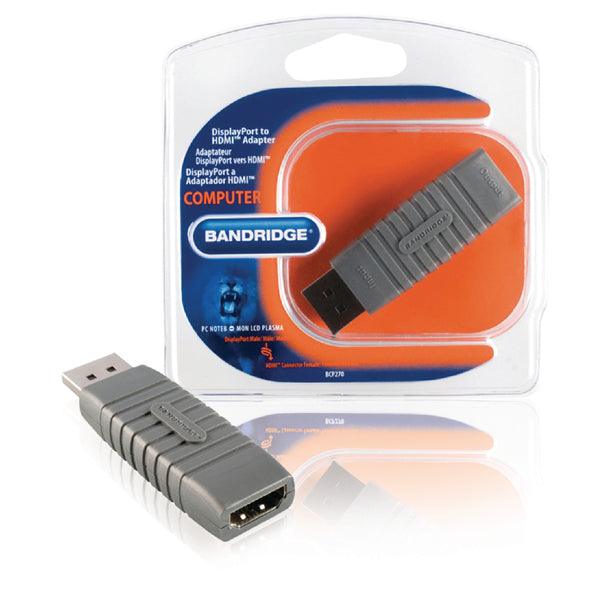 Displayport-Adapter Displayport male - HDMI Stecker Grau - handy.ch
