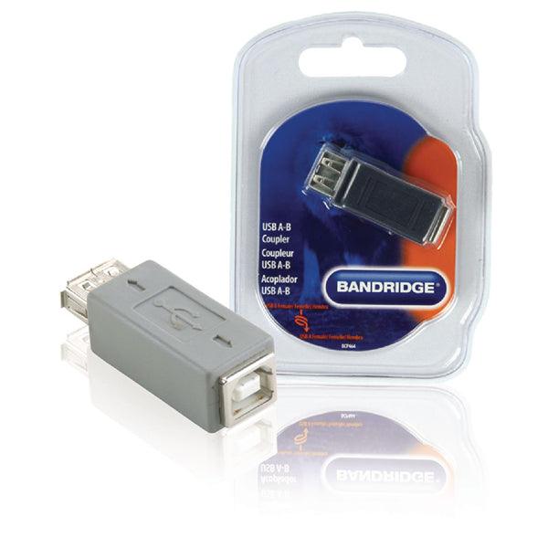 USB 2.0 Adapter USB A female - B female Grau - handy.ch