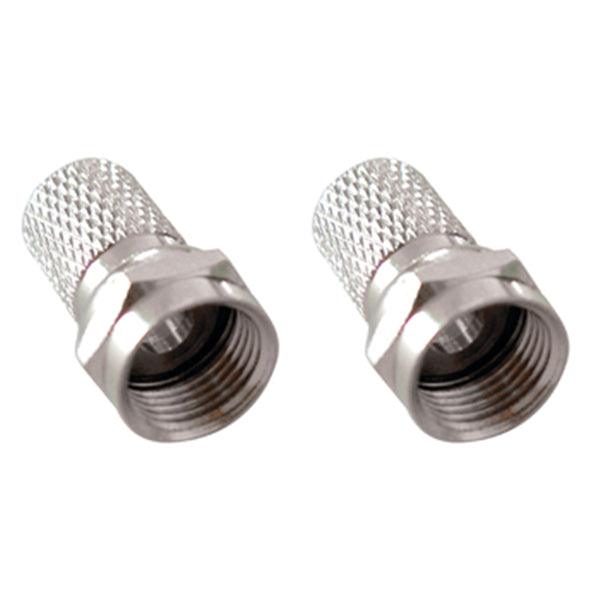 F-Stecker Wetterfest RG6 Male Silber - handy.ch
