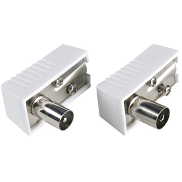 Koax Male / Female Weiss - handy.ch