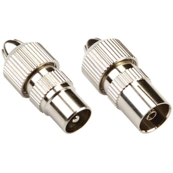 Koax Male / Female Silber - handy.ch