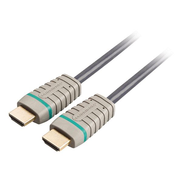 High Speed HDMI Kabel mit Ethernet HDMI Anschluss - HDMI Anschluss 15.0 m Blau - handy.ch