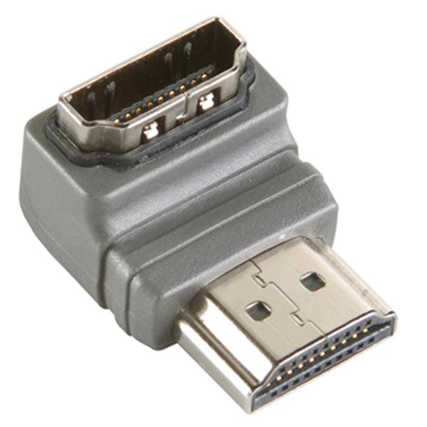 High-Speed-HDMI mit Ethernet-Adapter 90° abgewinkelt HDMI Anschluss - HDMI-Buchse Grau - handy.ch