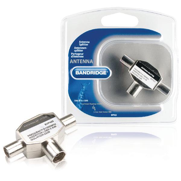 Koax-Adapter 2x Koax male - Koax-Kupplung Silber - handy.ch