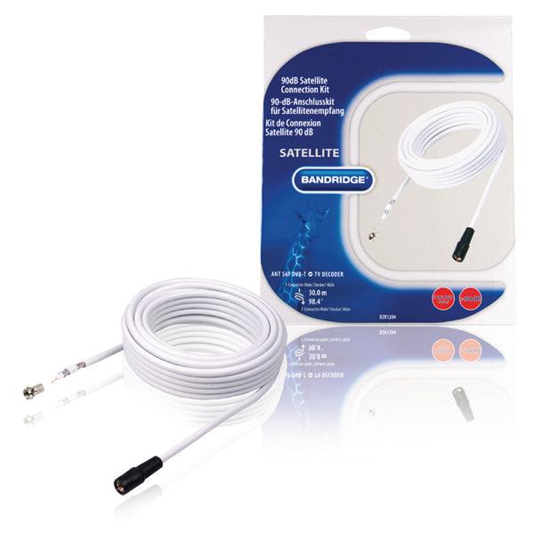 Antennen-Kabel Kit F-Anschluss Weiss - handy.ch