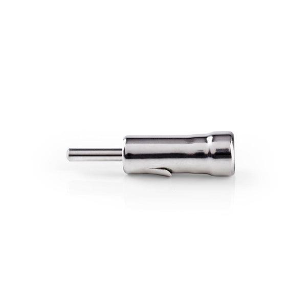 Auto-Antennenanschluss | Gerade | Stecker | Kupfer | 50 Ohm | Drücken Sie auf | Metall | Silber | 10 Stück | Umschlag - handy.ch