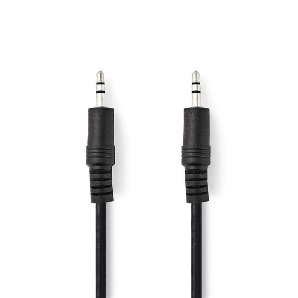 Stereo-Audiokabel | 3.5 mm Stecker | 3.5 mm Stecker | Vernickelt | 10.0 m | Rund | Schwarz | Umschlag - handy.ch