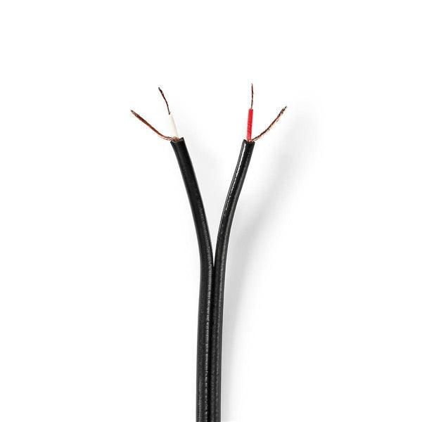 Audio Kabel | 2x 0.15 mm² | CCA | 100.0 m | rund | PVC | Schwarz | Eingewickelt - handy.ch