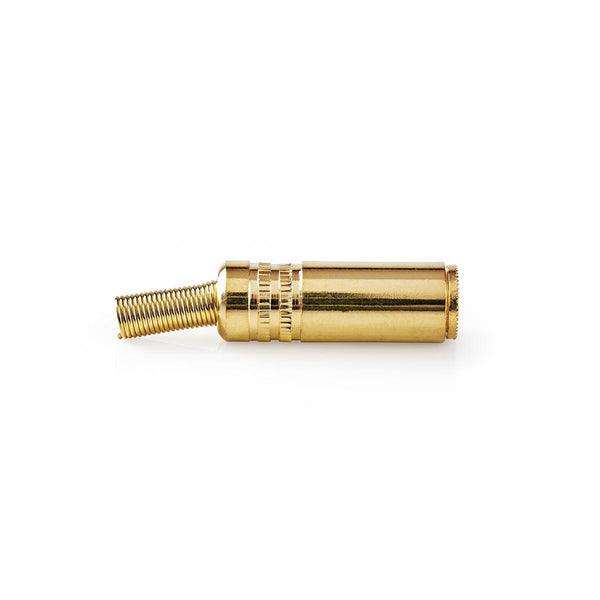 Audio-Anschluss | Gerade | Buchse | Vergoldet | Lötung | Kabeleingangsdurchmesser: 3.8 mm | Metall | Gold | 25 Stück | Plastikbeutel - handy.ch