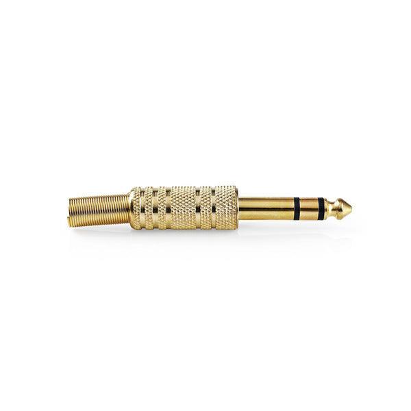 Audio-Anschluss | gerade | Stecker | Vergoldet | Lot | Kabeleingangsdurchmesser: 6.8 mm | Metall | Gold | 25 Stück | Plastikbeutel - handy.ch