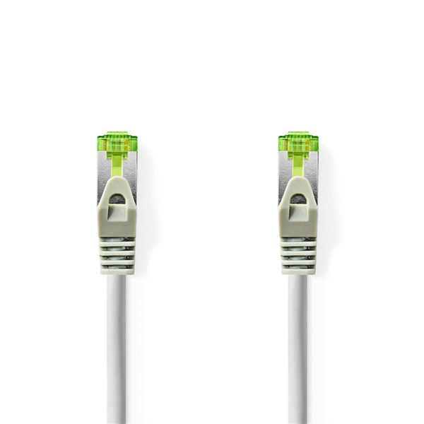 Cat 7 Kabel | S/FTP | RJ45 Stecker | RJ45 Stecker | 0.50 m | Snagless | Rund | LSZH | Grau | Verpackung mit Sichtfenster - handy.ch