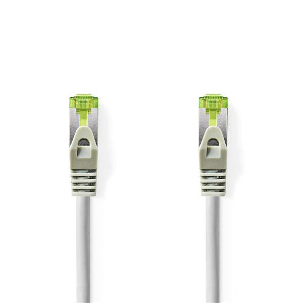 Cat 7 Kabel | S/FTP | RJ45 Stecker | RJ45 Stecker | 5.00 m | Snagless | Rund | LSZH | Grau | Box - handy.ch