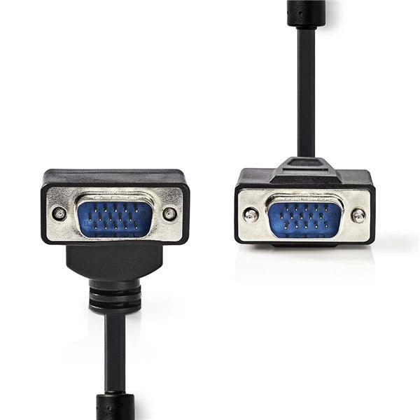 VGA-Kabel | VGA Stecker | VGA Stecker | Vernickelt | Maximale Auflösung: 1280x800 | 2.00 m | rund | ABS | Schwarz | Plastikbeutel - handy.ch