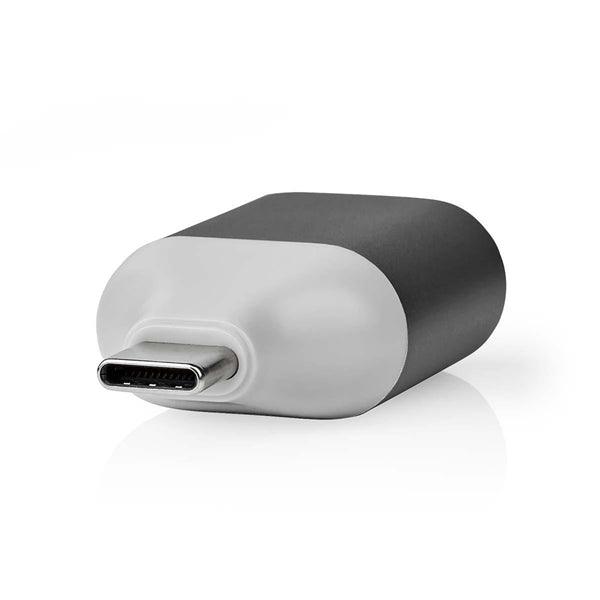 USB-C Adapter | USB 3.2 Gen 1 | USB-C Stecker | VGA Buchse | Full HD 1080p | Rund | Vernickelt | Grau / Schwarz | Umschlag - handy.ch