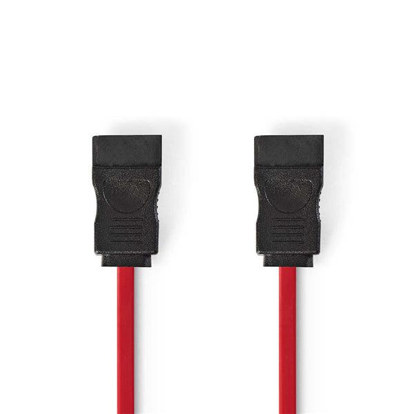 SATA Kabel | 3 Gbps | SATA 7-Pin-Buchse | SATA 7-Pin-Buchse | Vernickelt | 0.50 m | Flach | PVC | Red | Plastikbeutel - handy.ch
