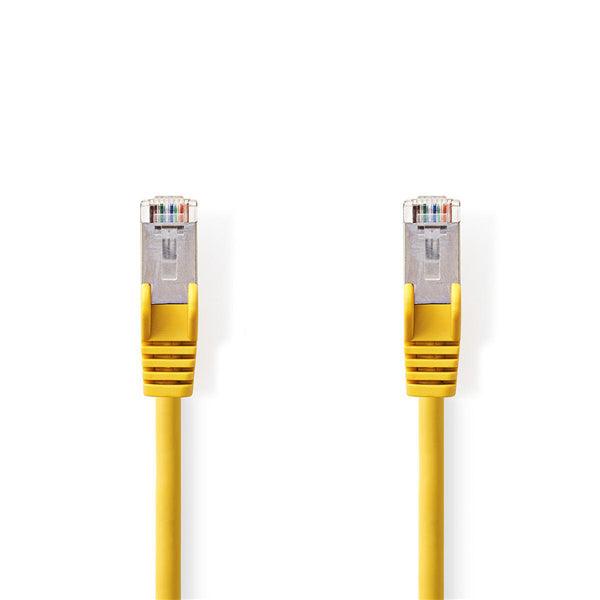 Cat 5e-Kabel | SF/UTP | RJ45 Stecker | RJ45 Stecker | 20.0 m | Rund | PVC | Gelb | Plastikbeutel - handy.ch