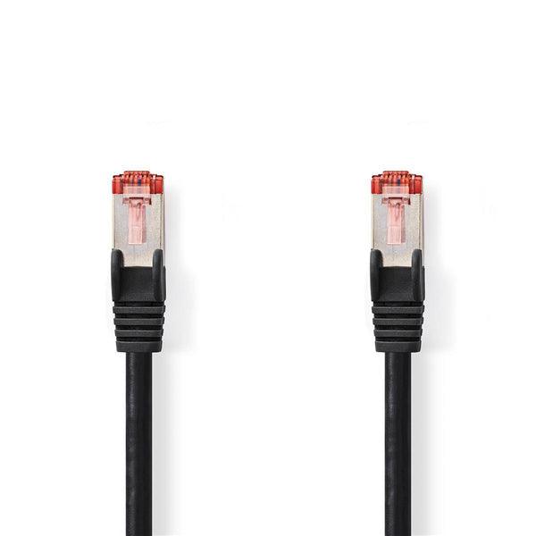 Cat 6 Kabel | RJ45 Stecker | RJ45 Stecker | S/FTP | 30.0 m | Rund | LSZH | Schwarz | Plastikbeutel - handy.ch