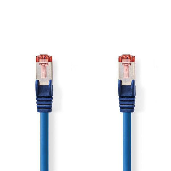 Cat 6 Kabel | RJ45 Stecker | RJ45 Stecker | S/FTP | 7.50 m | Rund | LSZH | Blau | Plastikbeutel - handy.ch