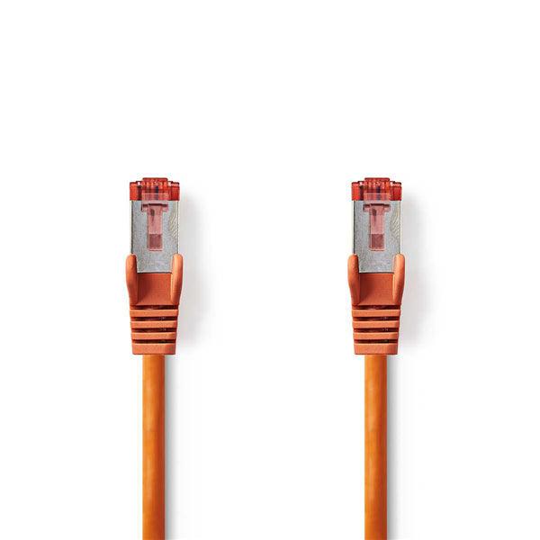 Cat 6 Kabel | RJ45 Stecker | RJ45 Stecker | S/FTP | 20.0 m | rund | LSZH | Orange | Plastikbeutel - handy.ch
