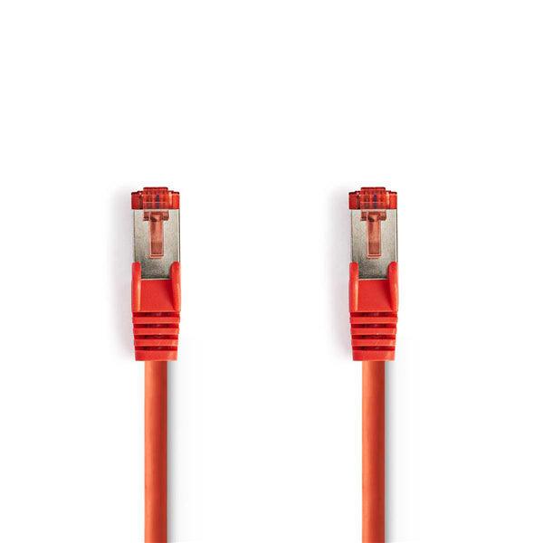 Cat 6 Kabel | RJ45 Stecker | RJ45 Stecker | S/FTP | 10.0 m | Rund | LSZH | Red | Plastikbeutel - handy.ch