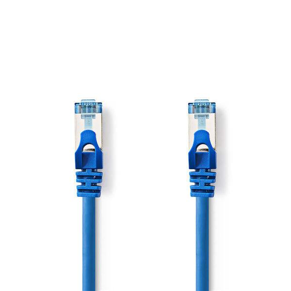 Cat 6a Kabel | SF/UTP | RJ45 (8P8C) Stecker | RJ45 (8P8C) Stecker | 2.00 m | rund | PVC LSZH | Blau | Plastikbeutel - handy.ch