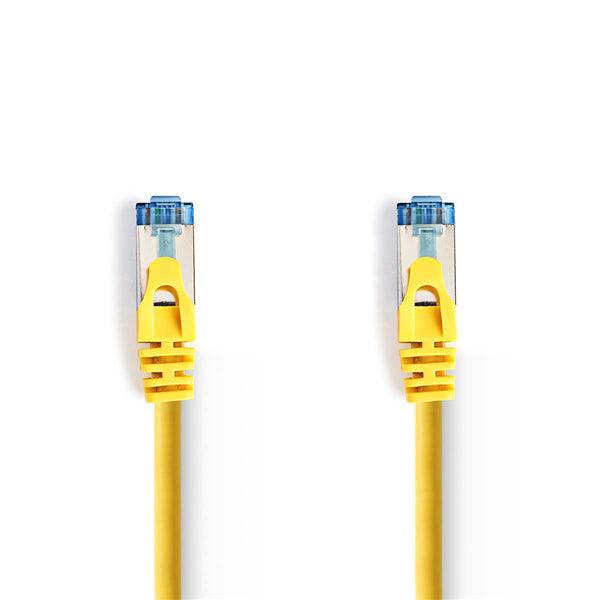 Cat 6a Kabel | SF/UTP | RJ45 (8P8C) Stecker | RJ45 (8P8C) Stecker | 2.00 m | rund | PVC | Gelb | Plastikbeutel - handy.ch
