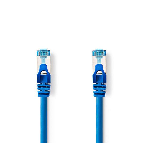 Cat 6a Kabel | S/FTP | RJ45 Stecker | RJ45 Stecker | 3.00 m | Snagless | rund | LSZH | Blau | Plastikbeutel - handy.ch