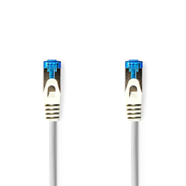 Cat 6a Kabel | S/FTP | RJ45 Stecker | RJ45 Stecker | 2.00 m | Snagless | Rund | LSZH | Grau | Umschlag - handy.ch