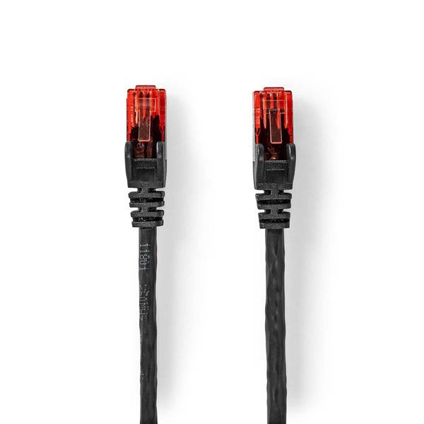 Cat 6 Kabel | RJ45 Stecker | RJ45 Stecker | U/UTP | 20.0 m | Aussenbereich | Rund | PE | Schwarz | Umschlag - handy.ch