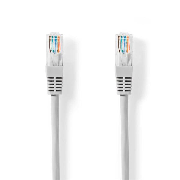 Cat 5e-Kabel | U/UTP | RJ45 Stecker | RJ45 Stecker | 30.0 m | Rund | PVC | Grau | Aufhänger - handy.ch