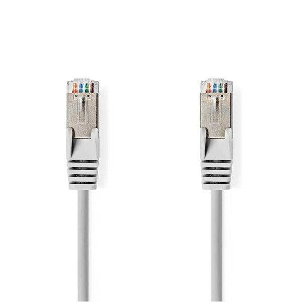 Cat 6a Kabel | SF/UTP | RJ45 Stecker | RJ45 Stecker | 10.0 m | Rund | PVC | Grau | Aufhänger - handy.ch