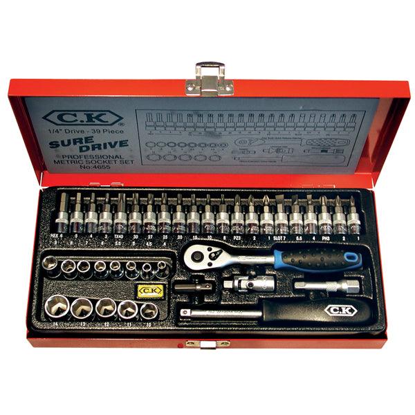 Sure Driver Kupplungs Set 1/4" 39-teilig - handy.ch